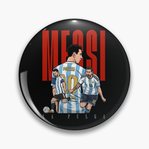Item preview, La Pulga Messi Argentina's Legendary Football Player designed and sold by mazyoy.