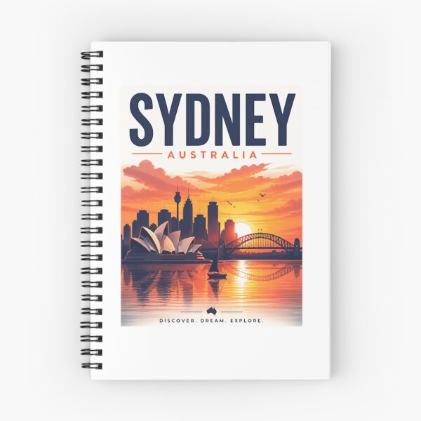 Item preview, Sydney Australia Discover Dream Explore Travel Destination Vacation Explorer designed and sold by Simsimah26Parks.
