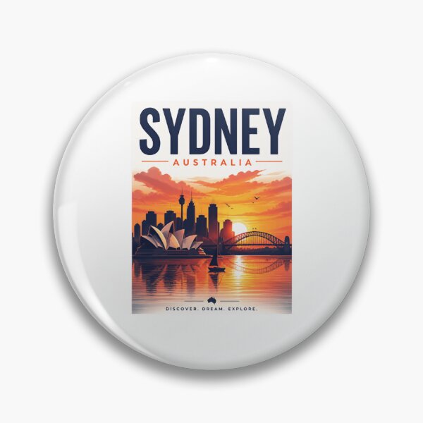 Item preview, Sydney Australia Discover Dream Explore Travel Destination Vacation Explorer designed and sold by Simsimah26Parks.