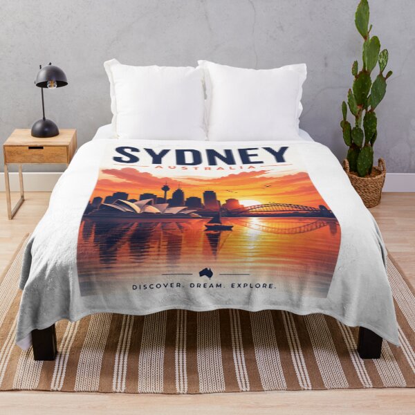 Item preview, Sydney Australia Discover Dream Explore Travel Destination Vacation Explorer designed and sold by Simsimah26Parks.