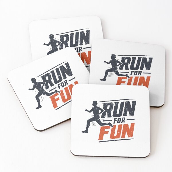 Item preview, Run For Fun Running Jogger Fitness Athlete Marathon designed and sold by SkeletonsDanger.