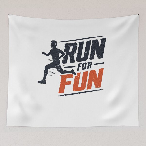 Item preview, Run For Fun Running Jogger Fitness Athlete Marathon designed and sold by SkeletonsDanger.