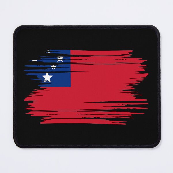 Item preview, Distressed Samoa Flag WS designed and sold by shitpostee.