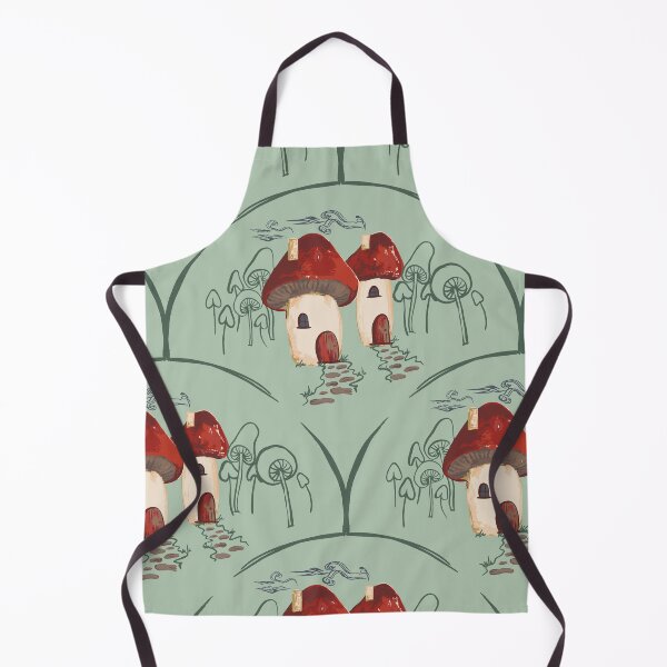 Item preview, Toadstool Cottage Whimsy Soft Green Large scale designed and sold by Dally-Dabble.