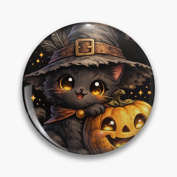 Item preview, CUTE CAT AND PUMPKIN designed and sold by Brejko.