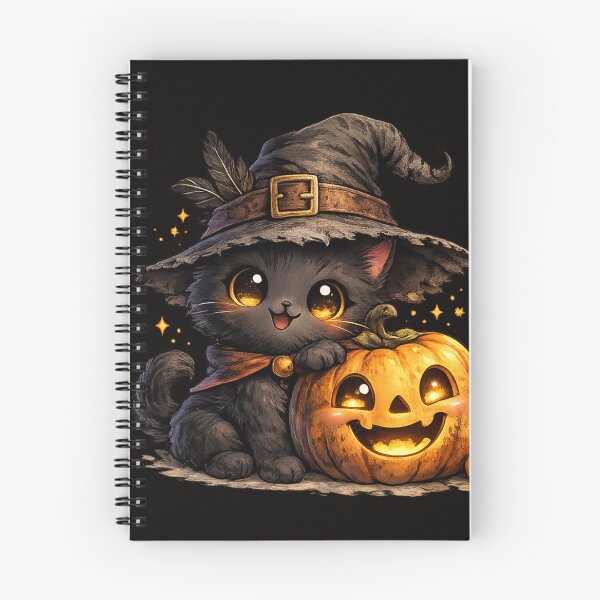 Item preview, CUTE CAT AND PUMPKIN designed and sold by Brejko.
