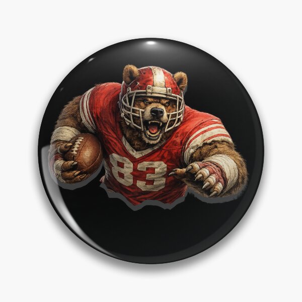 Item preview, Funny American Football Bear | Game Day Football Fan designed and sold by Ach&Koor.