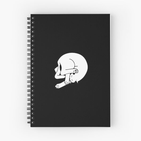 Item preview, Cat Skull Optical Illusion T Shirt, Sleeping Cat Skeleton Graphic, Minimal Gothic Cat Art, Black and White Spooky Design designed and sold by w1ckerman.