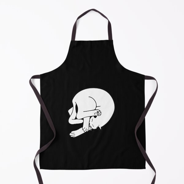 Item preview, Cat Skull Optical Illusion T Shirt, Sleeping Cat Skeleton Graphic, Minimal Gothic Cat Art, Black and White Spooky Design designed and sold by w1ckerman.