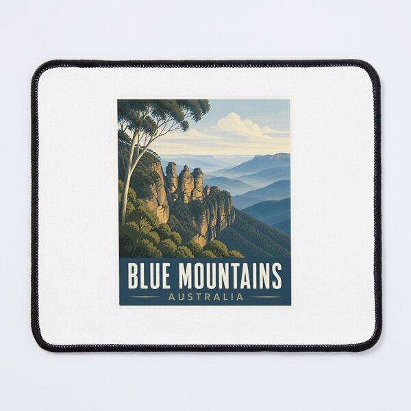 Item preview, Blue Mountains Australia Travel Souvenir Landmark designed and sold by Simsimah26Parks.