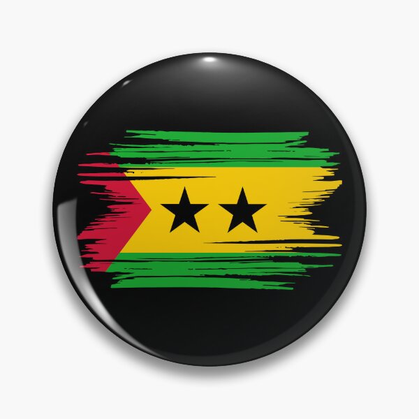 Item preview, Distressed Sao Tome And Principe Flag ST designed and sold by shitpostee.