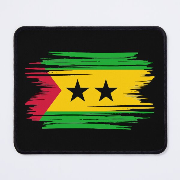 Item preview, Distressed Sao Tome And Principe Flag ST designed and sold by shitpostee.