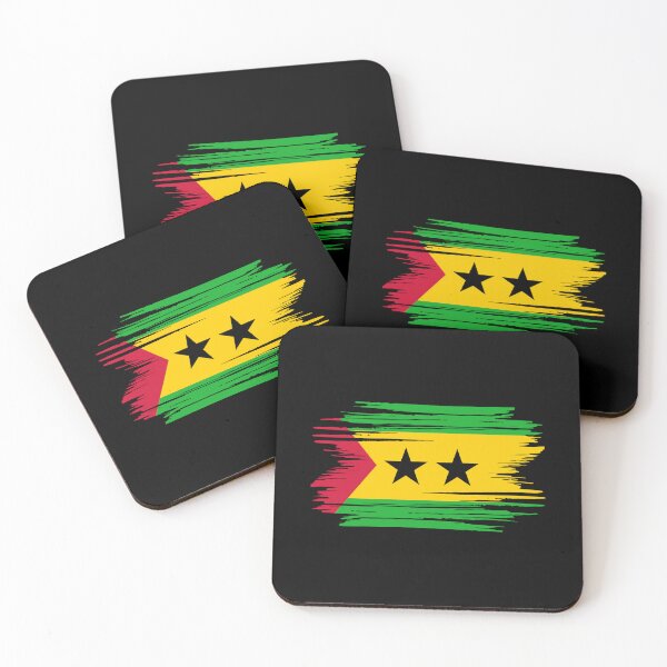 Item preview, Distressed Sao Tome And Principe Flag ST designed and sold by shitpostee.