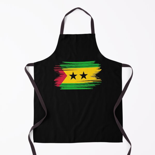 Item preview, Distressed Sao Tome And Principe Flag ST designed and sold by shitpostee.