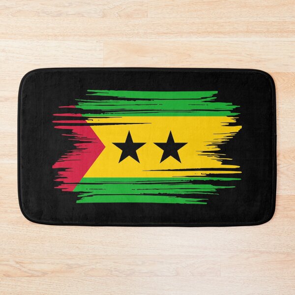 Item preview, Distressed Sao Tome And Principe Flag ST designed and sold by shitpostee.