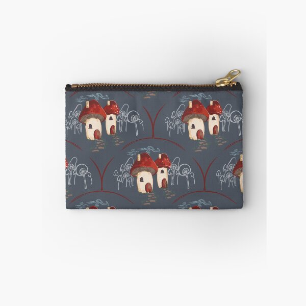 Item preview, Toadstool Cottage Whimsy Denim Blue Large scale designed and sold by Dally-Dabble.