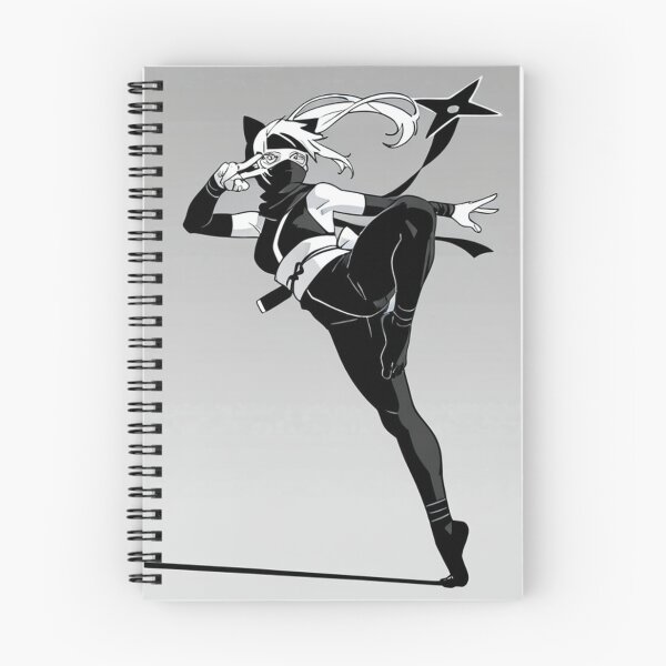 Item preview, Art - Stylized Feline Warrior, Monochrome Dynamism designed and sold by AnimeShin.