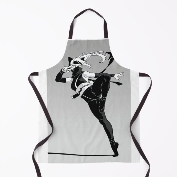 Item preview, Art - Stylized Feline Warrior, Monochrome Dynamism designed and sold by AnimeShin.