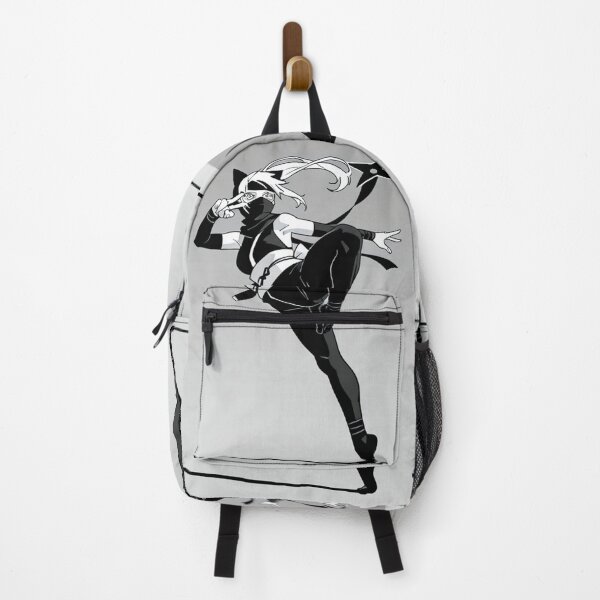 Item preview, Art - Stylized Feline Warrior, Monochrome Dynamism designed and sold by AnimeShin.