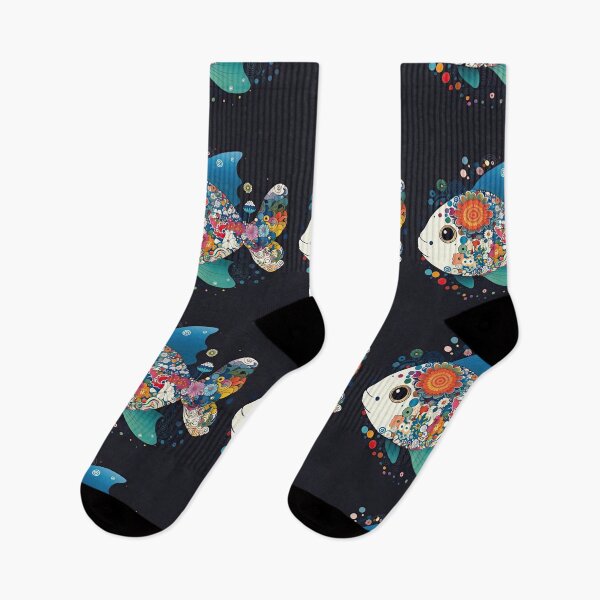 Item preview, Floral Fantasy Fish Pop Art designed and sold by obstinator.