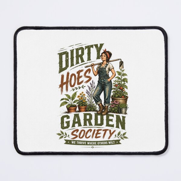 Item preview, Dirty Hoes Garden Society We Thrive Where Others Wilt Gardening Enthusiast designed and sold by SkeletonsDanger.