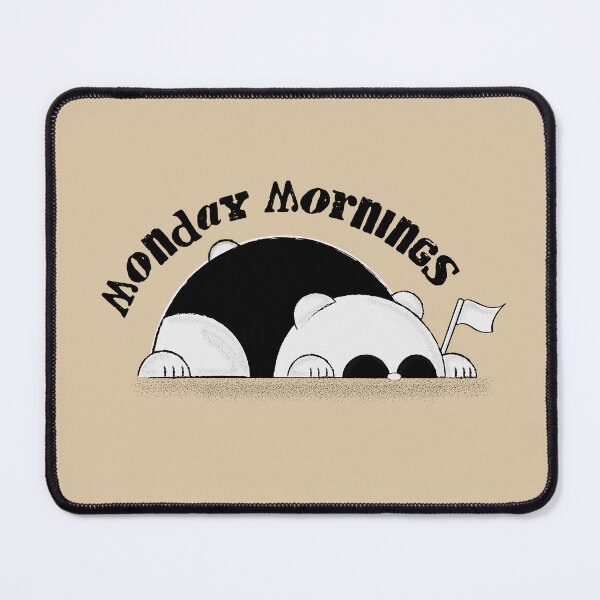 Item preview, Monday Mornings Panda designed and sold by quirkiflolee.