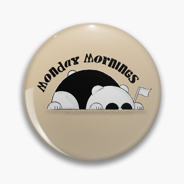 Item preview, Monday Mornings Panda designed and sold by quirkiflolee.