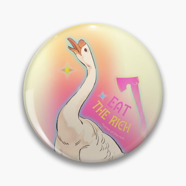 Item preview, Eat the Rich gradient colorful Silly Goose Axe designed and sold by mooncakekaro.