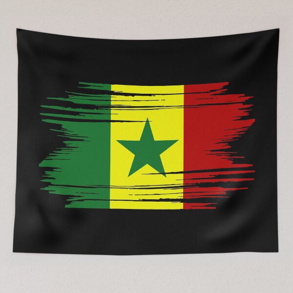 Item preview, Distressed Senegal Flag SN designed and sold by shitpostee.