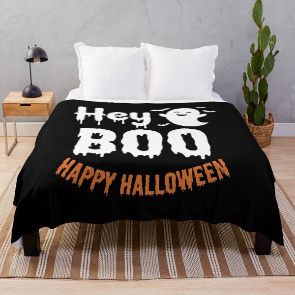 Item preview, Hey Boo Happy Halloween Cute Ghost Funny Spooky Typography designed and sold by fawzimorsy.