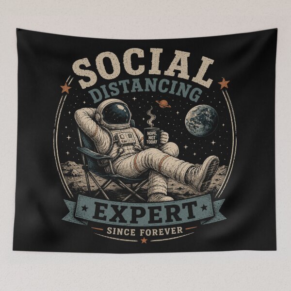 Item preview, Social Distancing Expert Since Forever designed and sold by RetroPlus.
