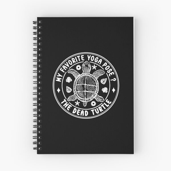 Item preview, My Favorite Yoga Pose The Dead Turtle - Funny Vintage Sea Turtle designed and sold by the-Z3nith.