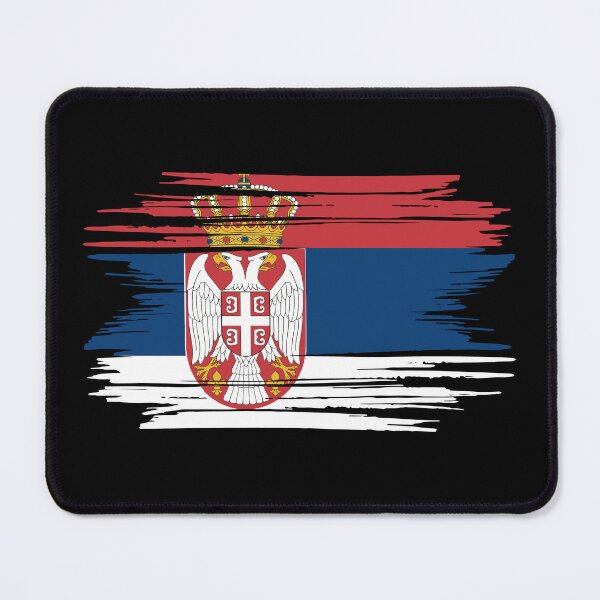Item preview, Distressed Serbia Flag RS designed and sold by shitpostee.