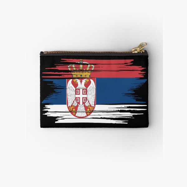 Item preview, Distressed Serbia Flag RS designed and sold by shitpostee.