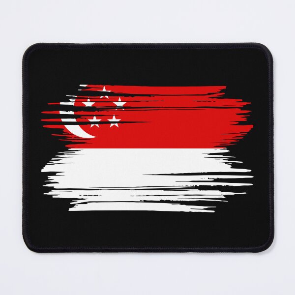 Item preview, Distressed Singapore Flag SG designed and sold by shitpostee.