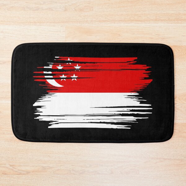 Item preview, Distressed Singapore Flag SG designed and sold by shitpostee.