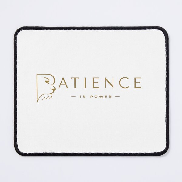 Item preview, Patience Is Power Gold Luxury Line Art designed and sold by Presshue.