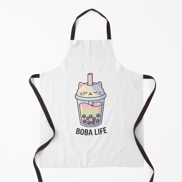 Item preview, Cute Rainbow Cat Boba Life Aesthetic Bubble Tea Sticker designed and sold by Rehnair.