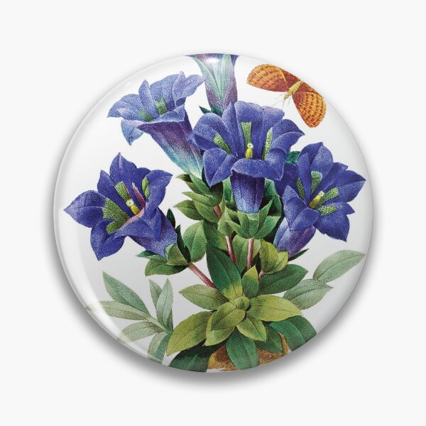 Item preview, Vintage Gentian Botanical Illustration designed and sold by RGB-crayon.
