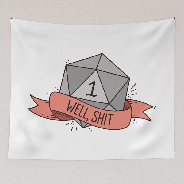 Item preview, D20 - Well, Shit designed and sold by abstractsmile.