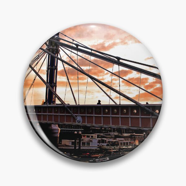Item preview, Albert Bridge River Thames London Sunset designed and sold by AndyEvansPhotos.