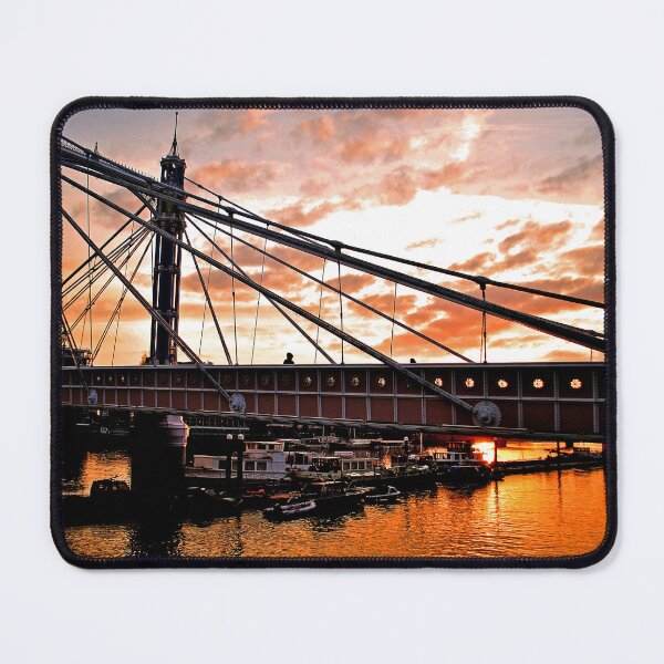 Item preview, Albert Bridge River Thames London Sunset designed and sold by AndyEvansPhotos.