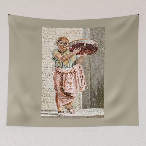 Item preview, Street Musicians Mosaic Pompeii detail 01 designed and sold by Weston  Westmoreland.
