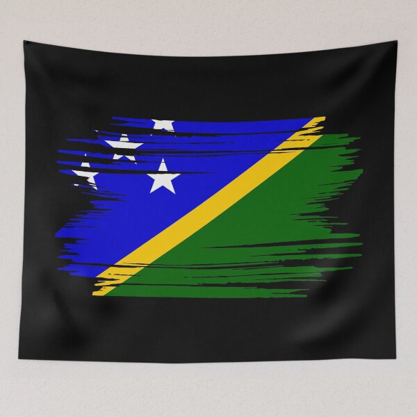 Item preview, Distressed Solomon Islands Flag SB designed and sold by shitpostee.