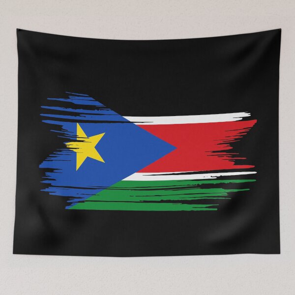 Item preview, Distressed South Sudan Flag SS designed and sold by shitpostee.