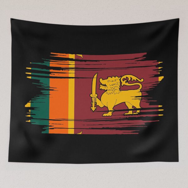 Item preview, Distressed Sri Lanka Flag LK designed and sold by shitpostee.