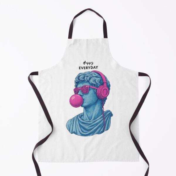 Item preview, Happy Everyday Vaporwave Greek Statue Pop Art designed and sold by Lineesh Kumar.