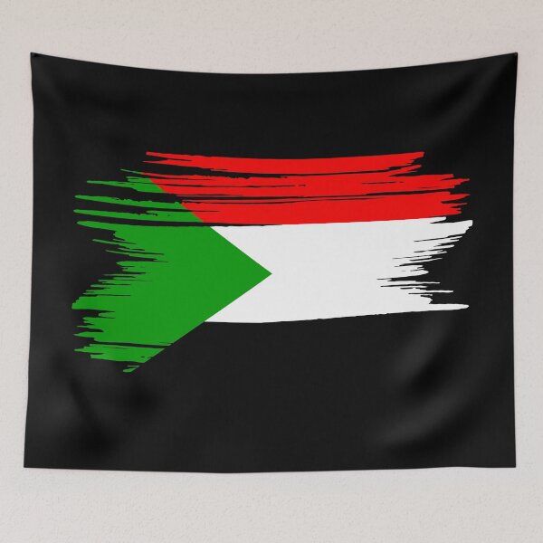 Item preview, Distressed Sudan Flag SD designed and sold by shitpostee.