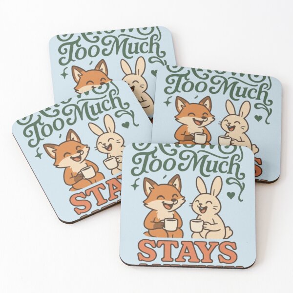 Item preview, Knows Too Much Stays Anyway Funny Fox Rabbit Best Friends Friendship Bff Tshirt designed and sold by HopeAndHustle.