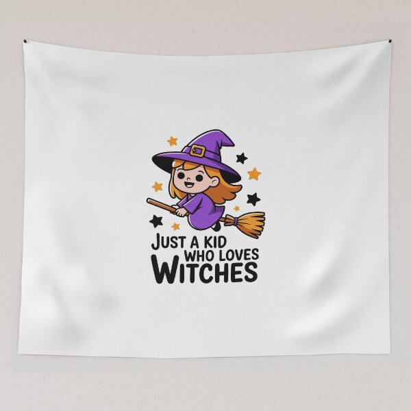 Item preview, JUST A KID WHO LOVES WITCHES designed and sold by jkrphoto.